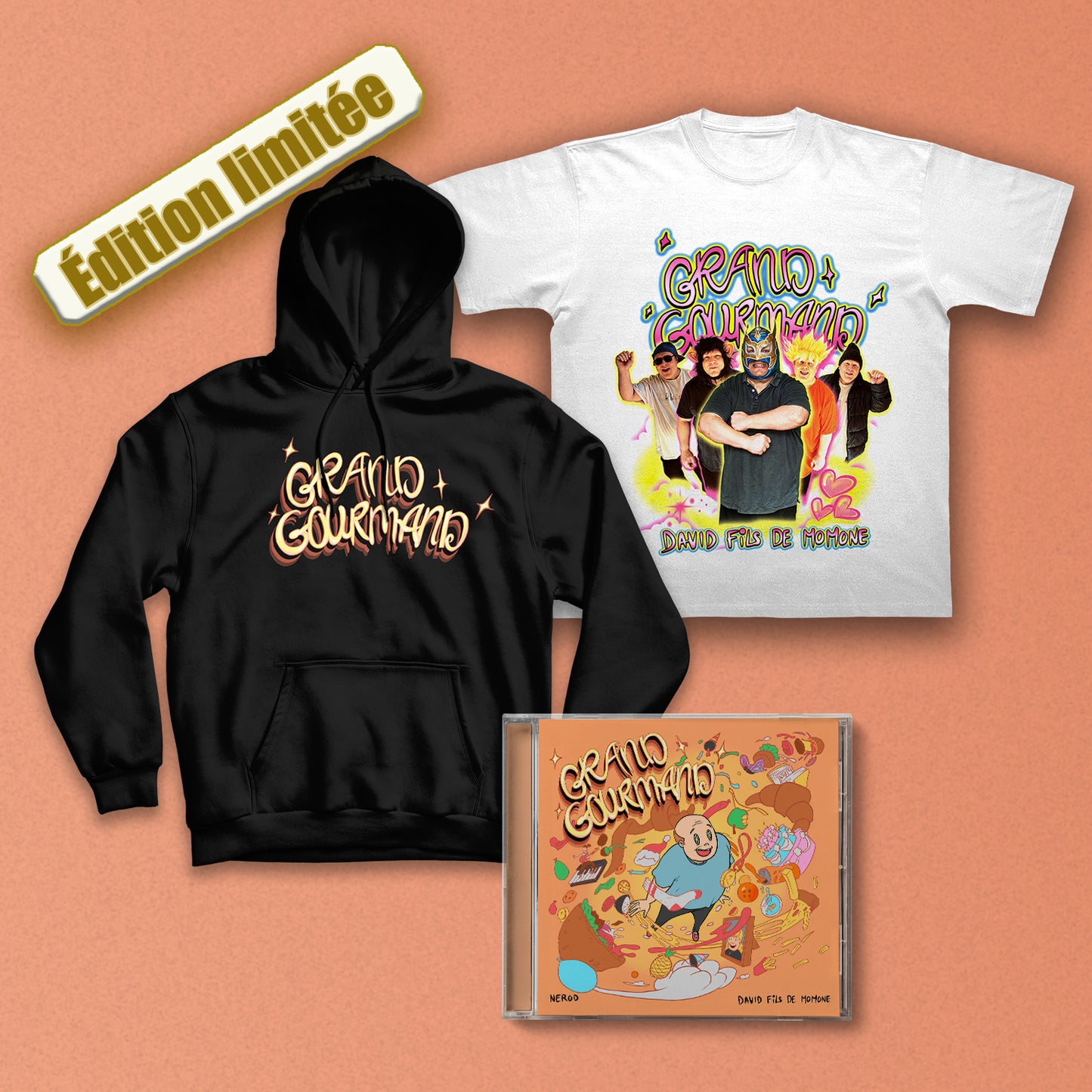 Pack CD + Tee-shirt + Hoodie | Grand Gourmand