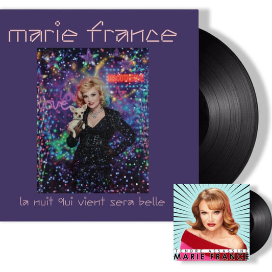 Pack Vinyle | Marie France  | La nuit qui vient sera belle + Tendre Assassine