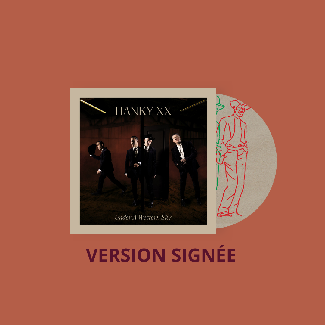 CD Signé | Under A Western Sky | HANKY XX