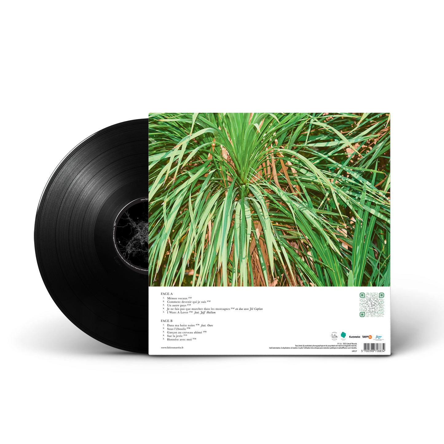 Vinyle | Fabien Martin "Je ne fais que marcher dans la montagne"