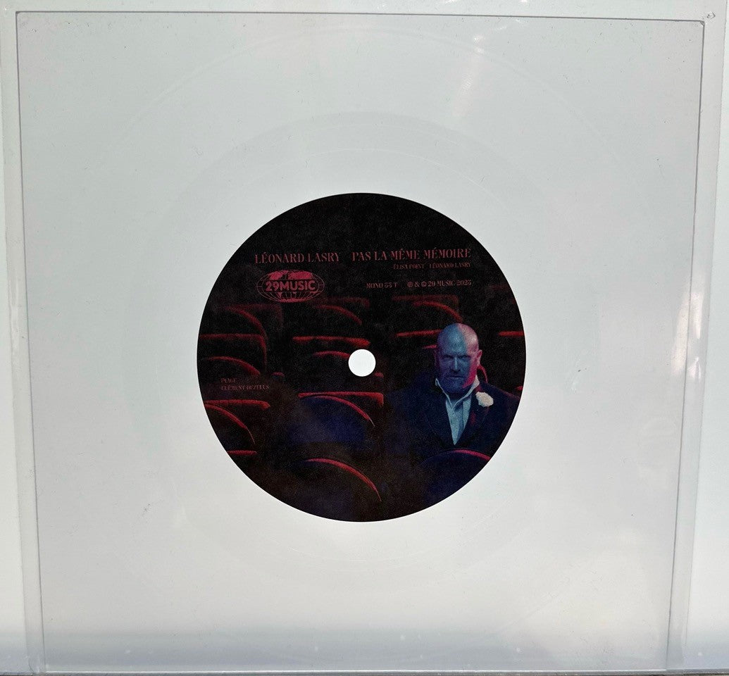 Vinyle | Pas la même mémoire | Léonard Lasry (disque plexi glass mono 33T)