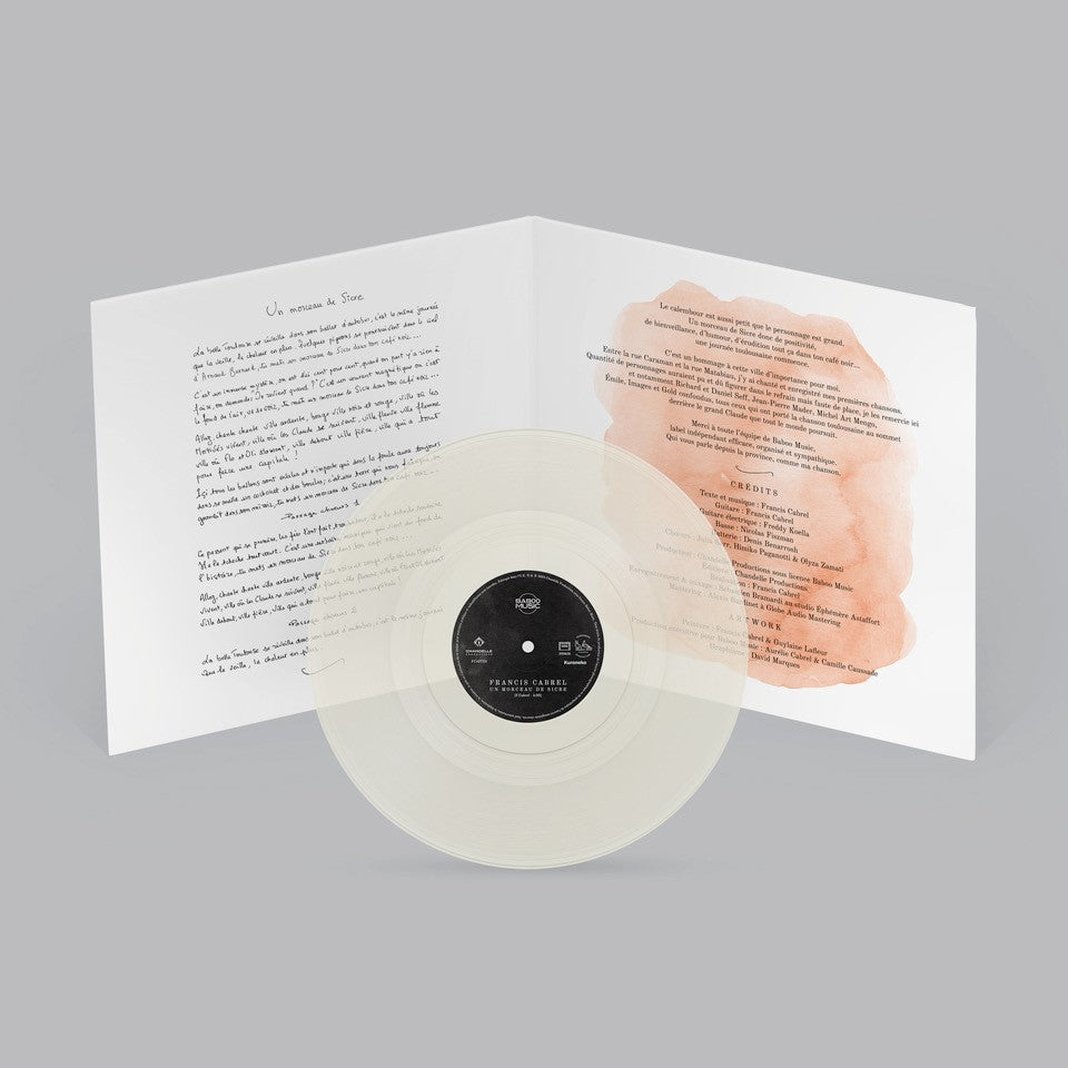 Vinyle 45 T Collector numéroté | Francis Cabrel "Un Morceau de Sicre"
