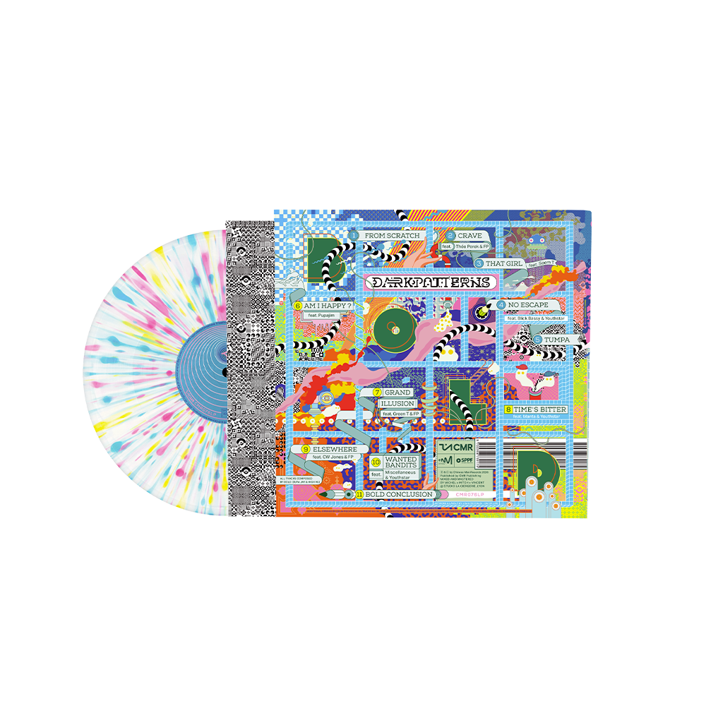 Vinyle I BOLD I DARK PATTERNS I Edition Limitée Splatter+ affiche