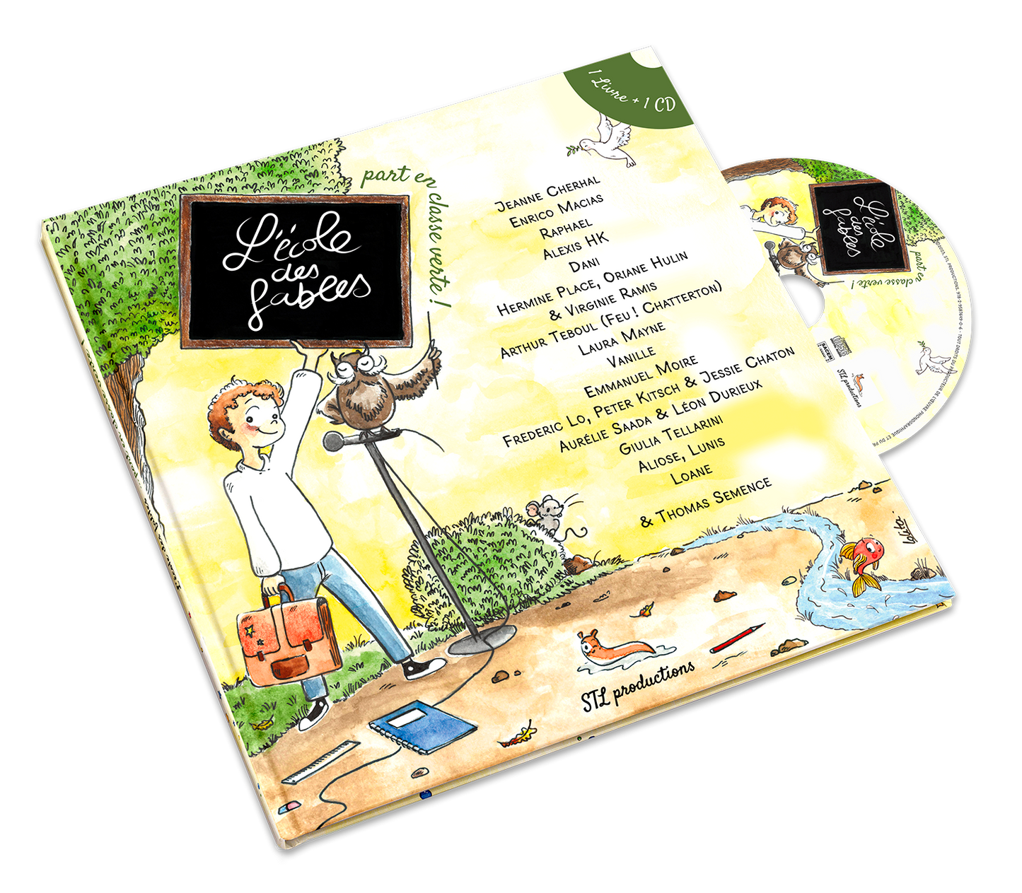 Livre disque | L'école des Fables... Part en Classe Verte