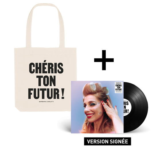 Pack Tote Bag + LP Signé | Barbara Carlotti - Chéris ton futur !