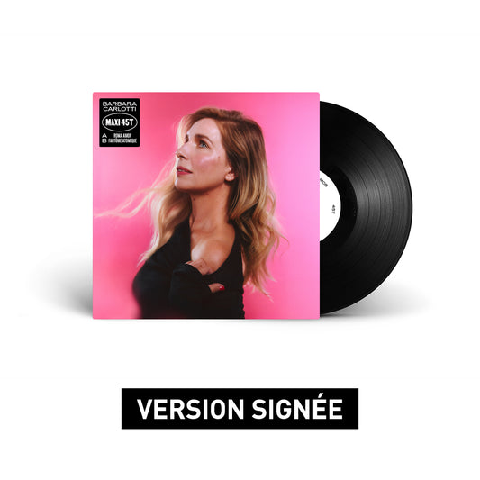 MAXI 45T Signé | Barbara Carlotti - Fantôme Atomique/Roma Amor