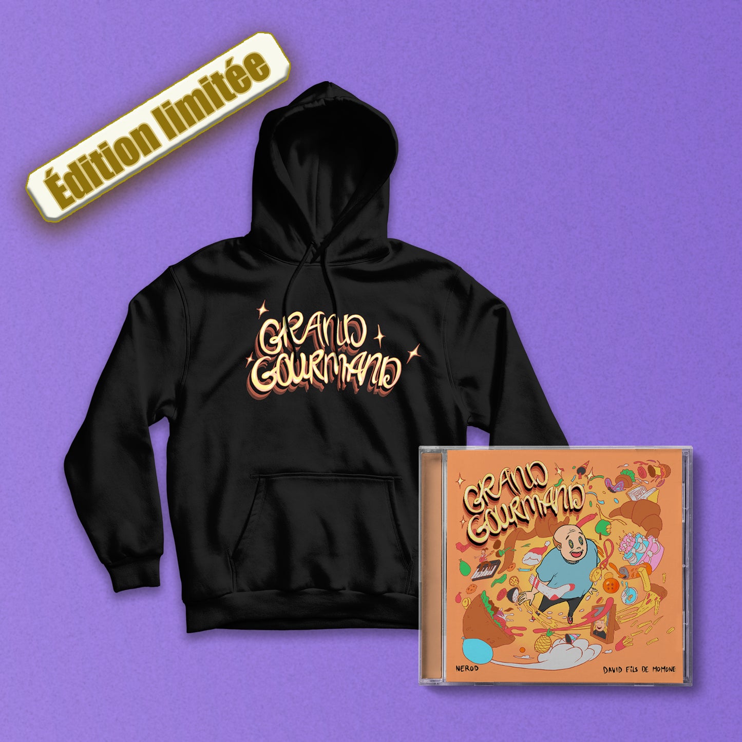 Pack CD signé + Hoodie | Grand Gourmand