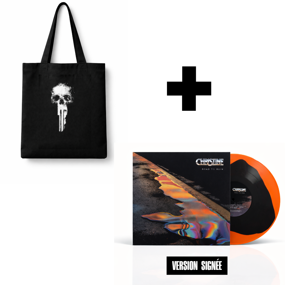 Signed LP BUNDLE + Tote Bag | Christine - Road to ruins