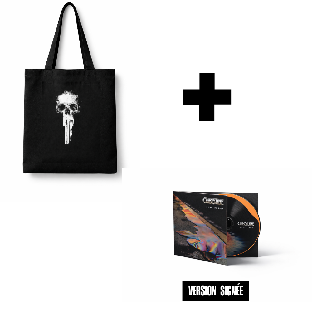 BUNDLE Signed CD + Totebag | Christine - Road to ruins