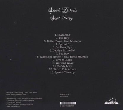 Speech Therapy CD | Speech Debelle