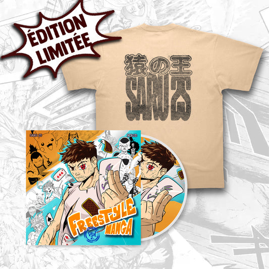CD signé + T shirt | Saru 2S x Nerod : Freestyle Manga Vol.2