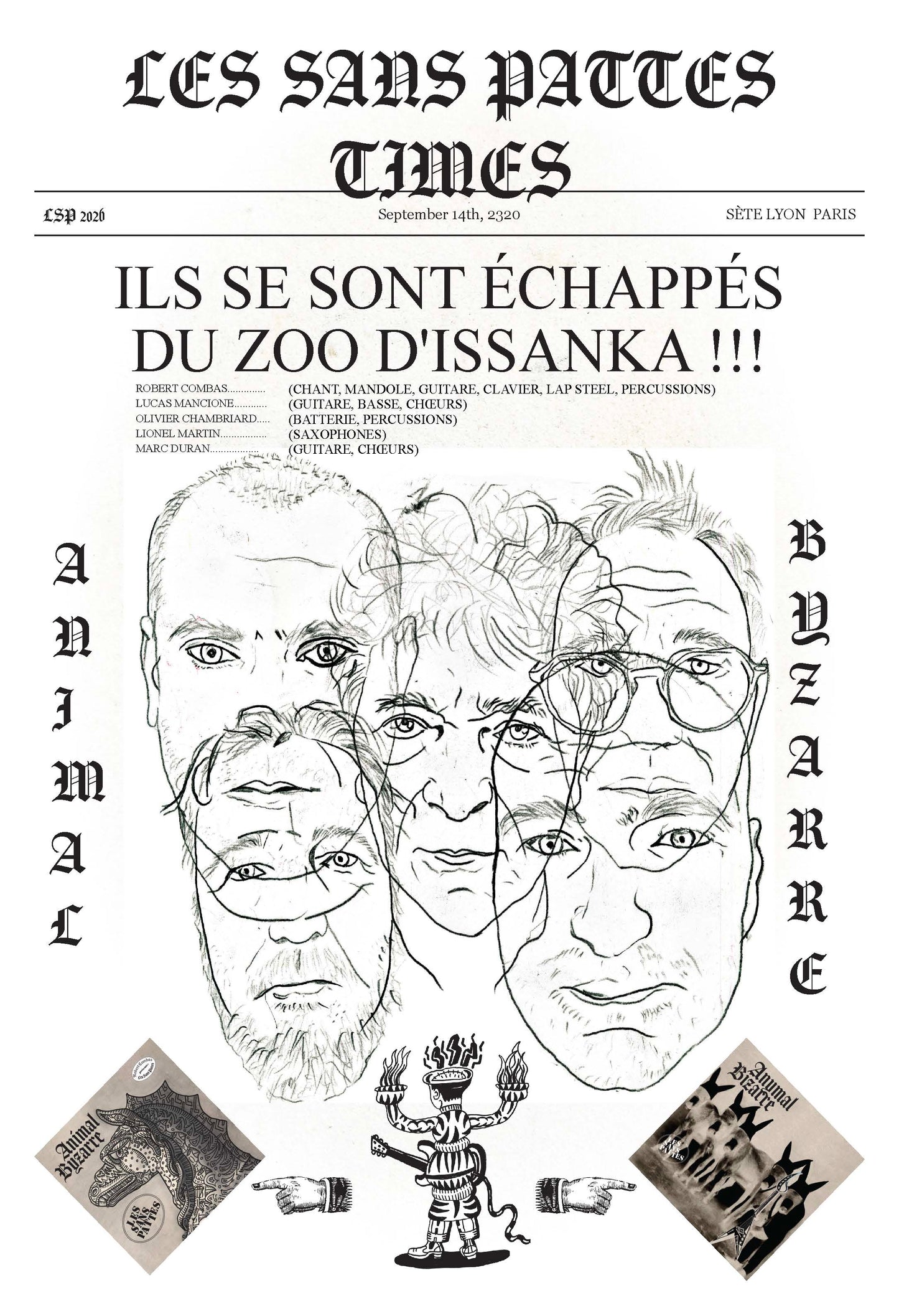 Les Sans Pattes - Animal Byzarre [Vinyle]