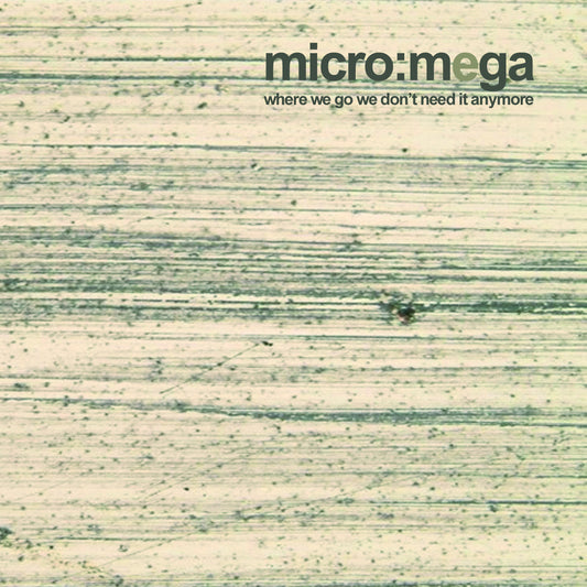 Micro:Mega - Where We Go, We Don't Need It Anymore [CD]