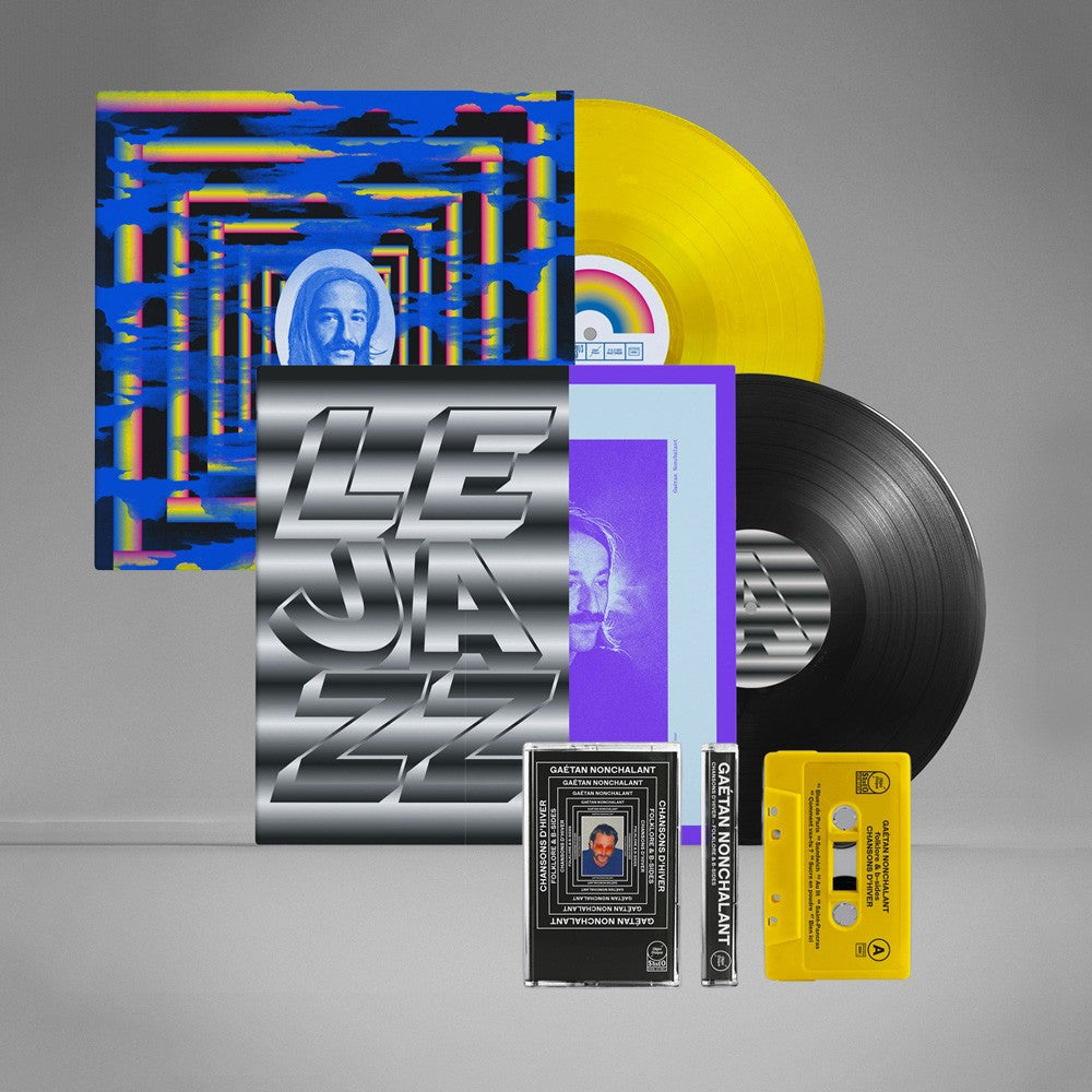 Gaétan Nonchalant - Le jazz (LP) + Changement de programme (LP) + Chansons d'hiver - Folklore & b-sides (K7) [BUNDLE]