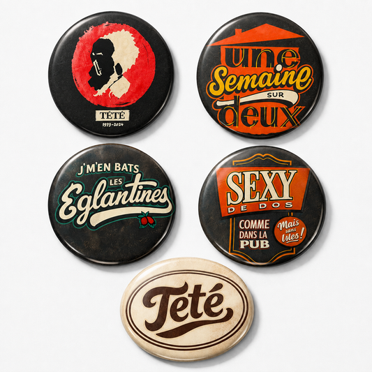 Tété - Pack de 5 badges [BADGES]