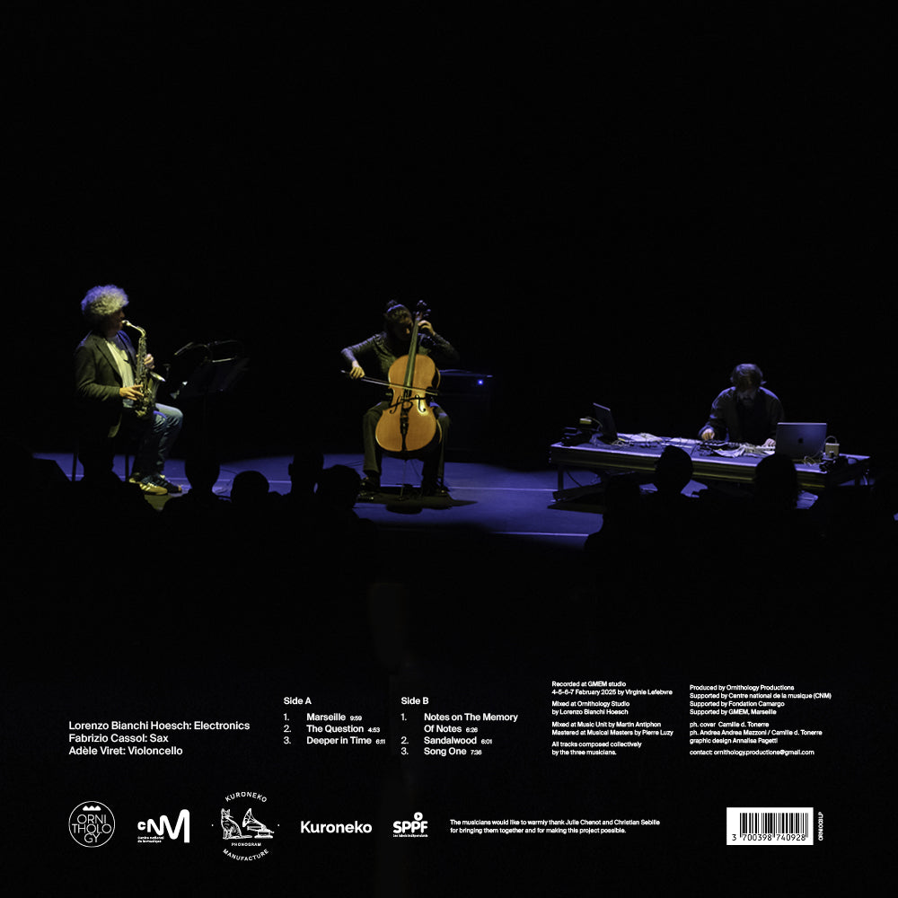 Lorenzo Bianchi Hoesch / Fabrizio Cassol / Adèle Vireth - Notes on the Memory of Notes [Vinyle]