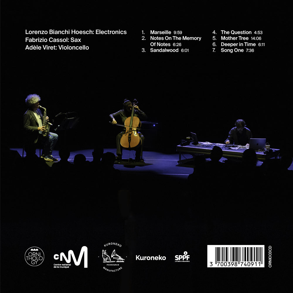 Lorenzo Bianchi Hoesch / Fabrizio Cassol / Adèle Vireth - Notes on the Memory of Notes [CD]