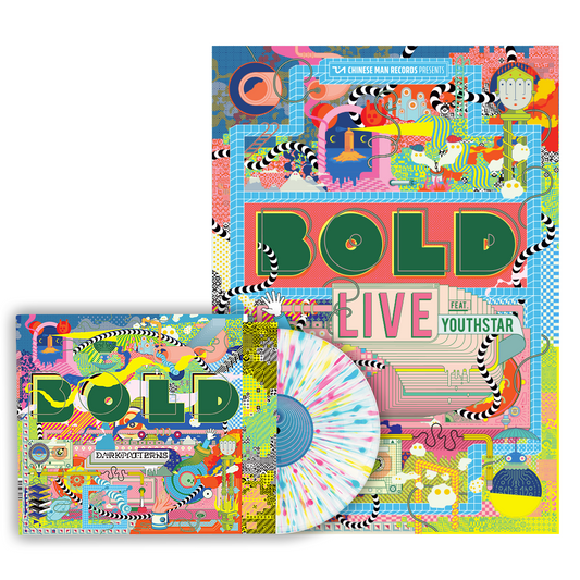 Vinyle I BOLD I DARK PATTERNS I  Edition Limitée Splatter+ affiche