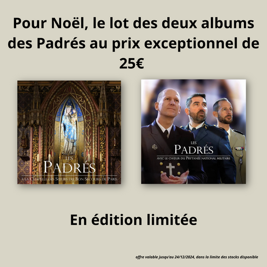 Pack 2xCD | A la Chapelle des Sœurs du Bon-Secours de Paris +  Avec le chœur du Prytanée National Militaire