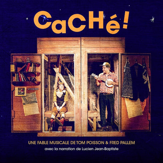CD | Tom Poisson - Caché! (Une fable musicale)