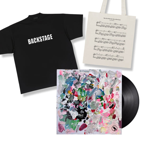BUNDLE LP + Black T-shirt + Totebag | Jay-Jay Johanson - Where's The Cat (Limited Edition)