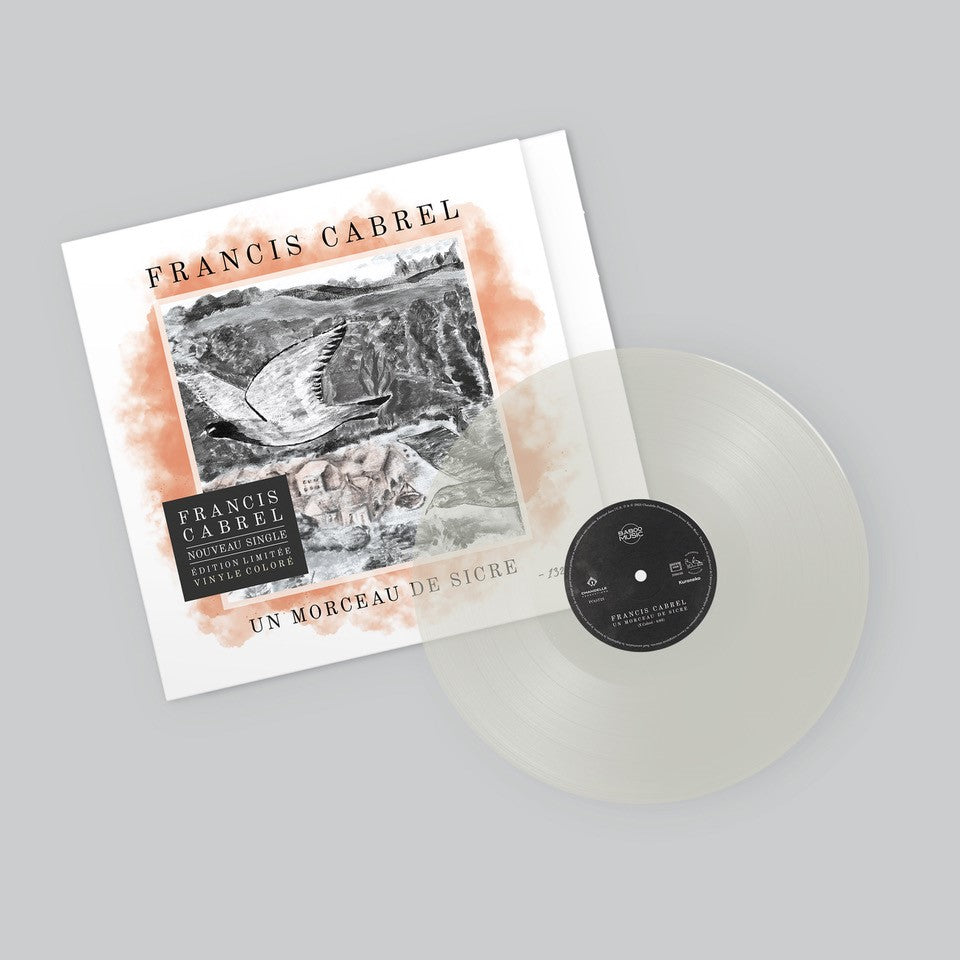 Vinyle 45 T Collector numéroté | Francis Cabrel "Un Morceau de Sicre" VERSION SIGNÉE