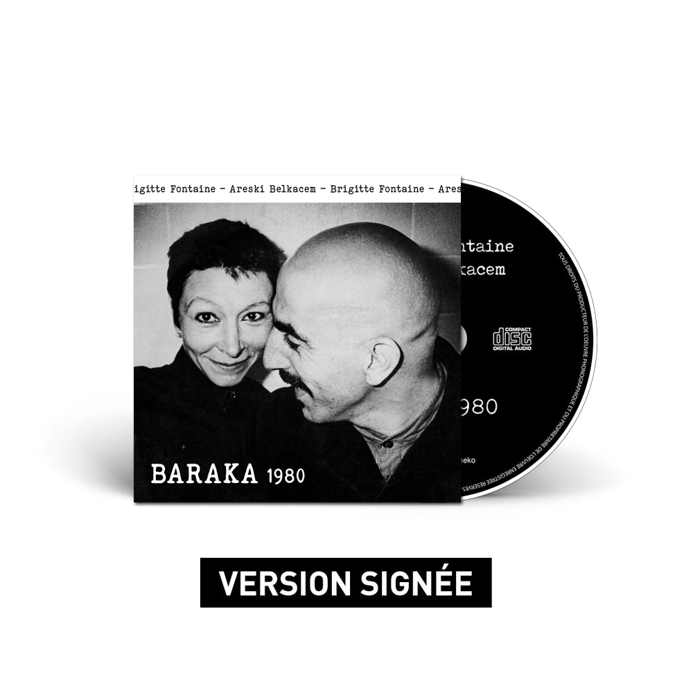 CD Signé | Brigitte Fontaine/Areski Belkacem - Baraka 1980