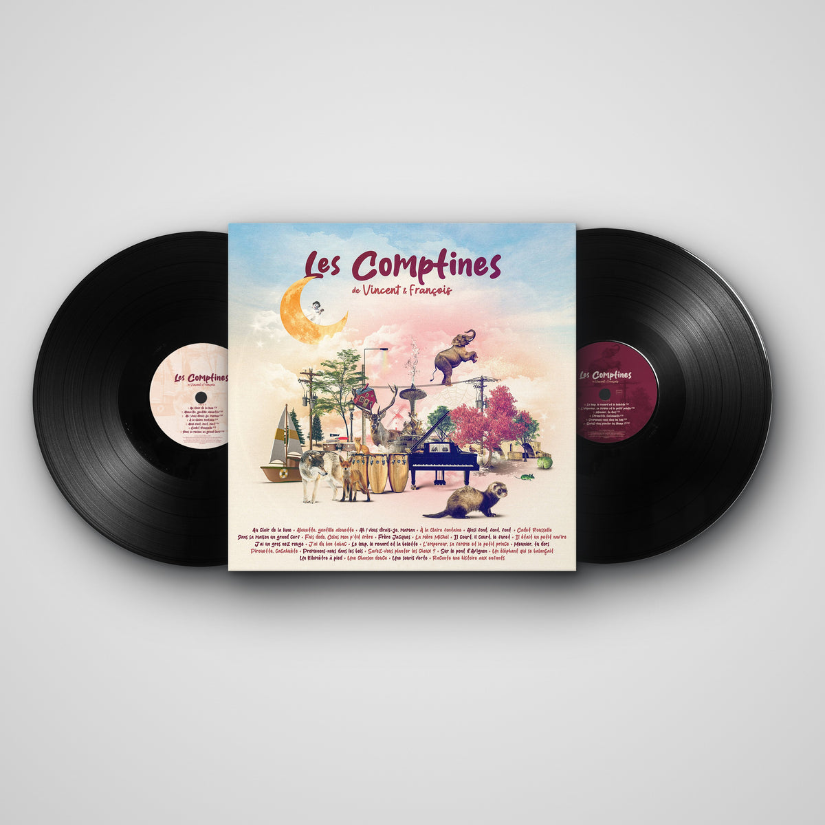 Les Comptines de Vincent & François - Various Artists [DOUBLE VINYLE]