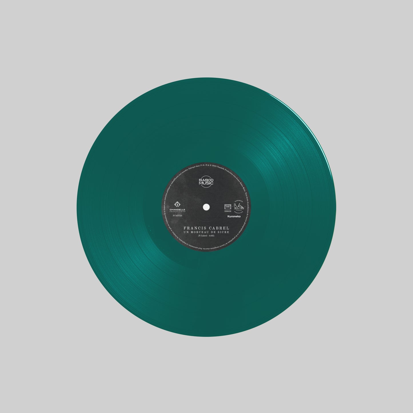 Vinyle 45 T [Edition Limitée Spéciale Vinyle vert tilleul] | Francis Cabrel "Un Morceau de Sicre"
